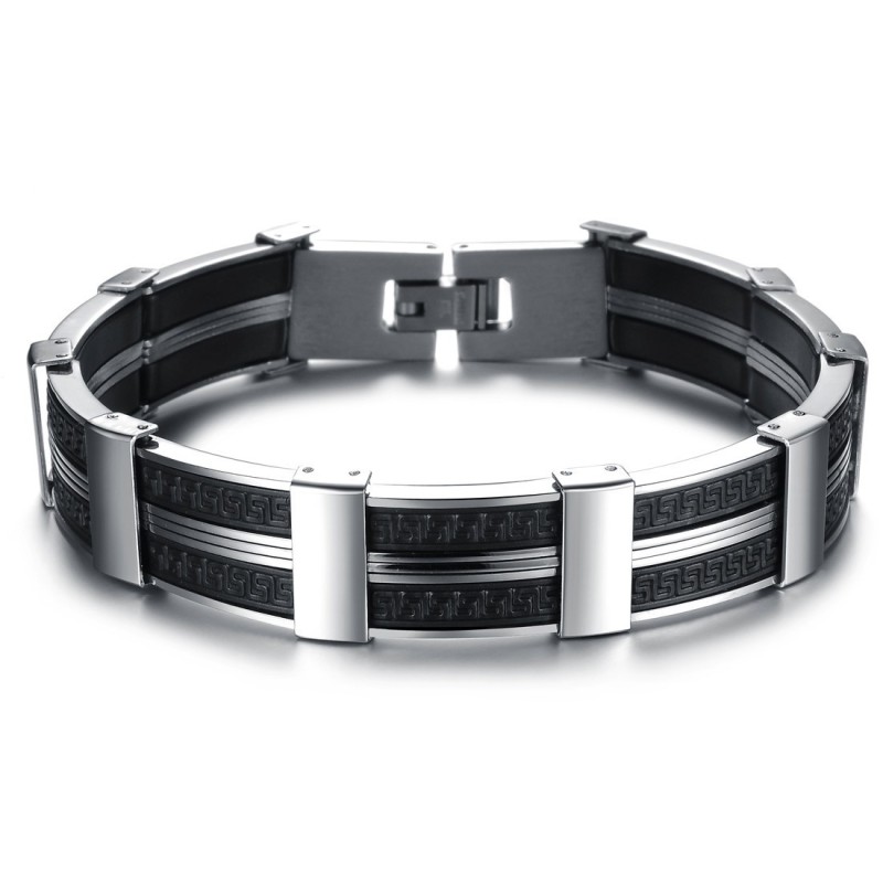 Verdenskendt Titanium Silikone Armbånd Til Mænd Verdenskendt Titanium Silikone Armbånd Til Mænd