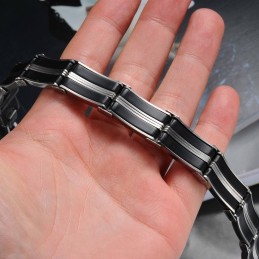 Verdenskendt Titanium Silikone Armbånd Til Mænd
