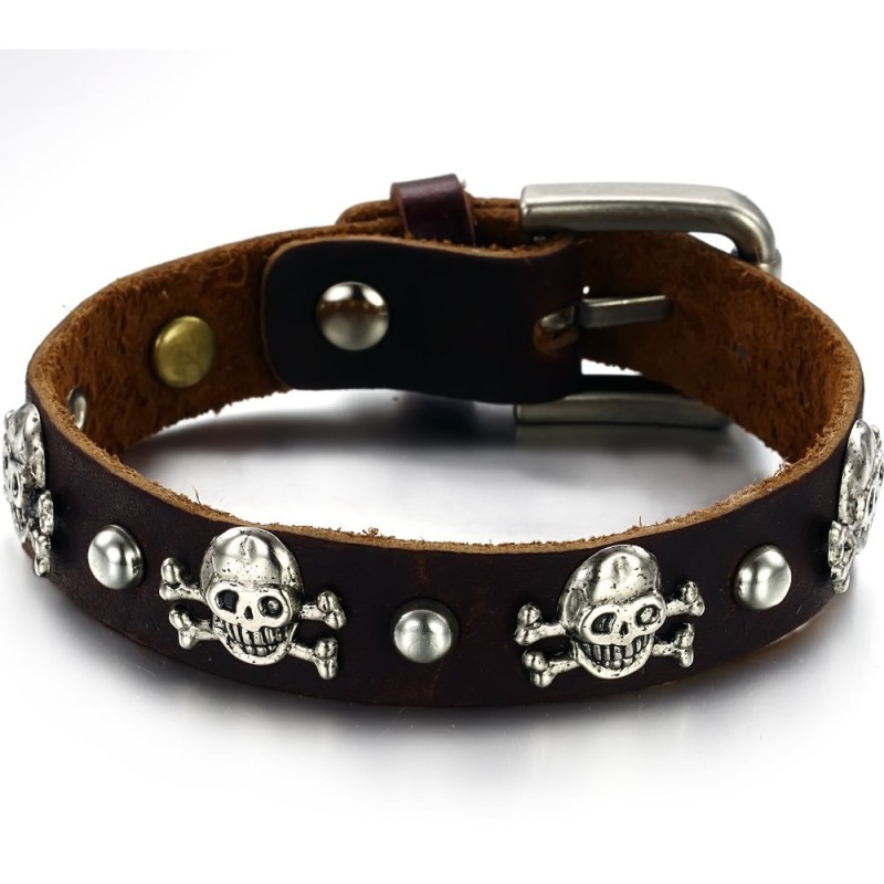 Stabil Kvalitets Retro Titanium Læderarmbånd Til Mænd Stabil Kvalitets Retro Titanium Læderarmbånd Til Mænd