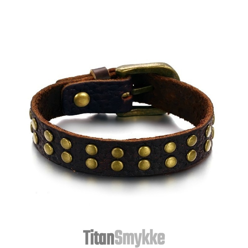 Pålidelig Kvalitets Retro Titanium Læderarmbånd Pålidelig Kvalitets Retro Titanium Læderarmbånd