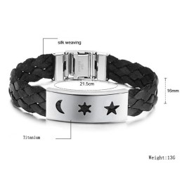 Nem At Bruge Herrearmbånd I Titanium