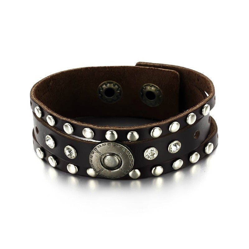 Fremragende Kvalitet Retro Titanium Læderarmbånd Til Mænd Fremragende Kvalitet Retro Titanium Læderarmbånd Til Mænd