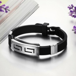 Fremragende Kvalitet Titanium Silikone Armbånd Til Mænd