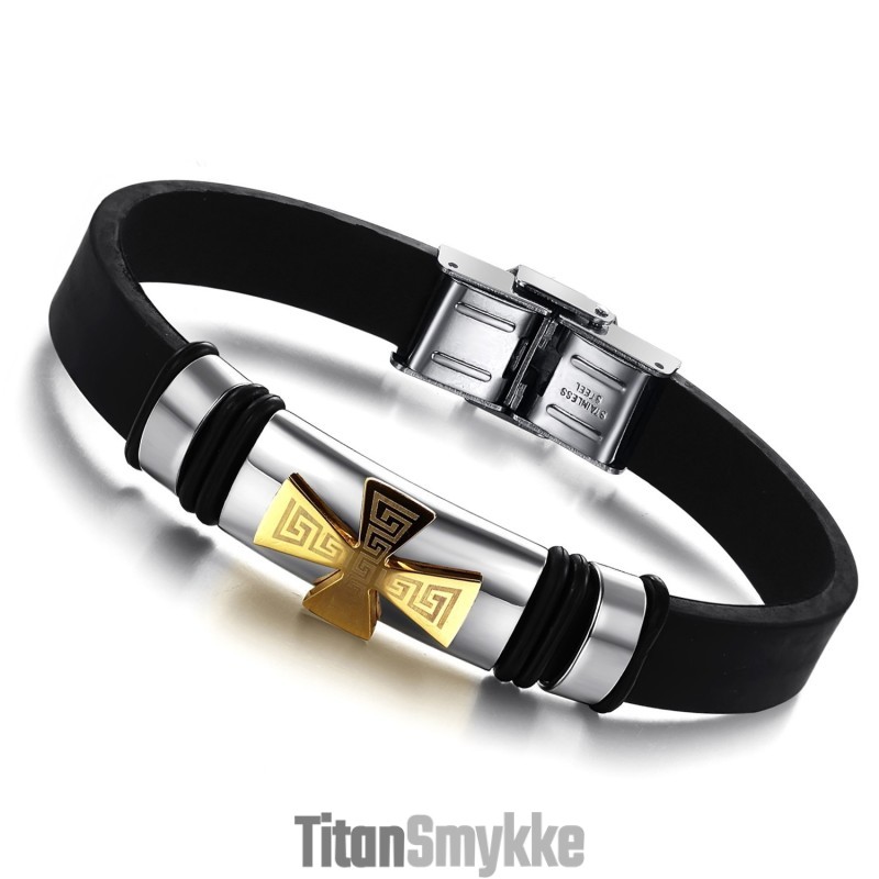 Kendt For Sin Fine Kvalitet Af Titanium Silikone Armbånd Til Mænd