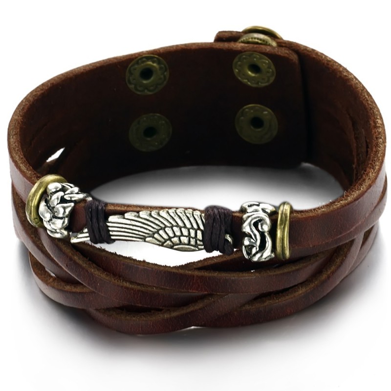 Høj Kvalitet Titanium Læderarmbånd Til Mænd Høj Kvalitet Titanium Læderarmbånd Til Mænd