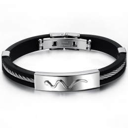 Pålidelig Omdømme Viper Titanium Læderarmbånd