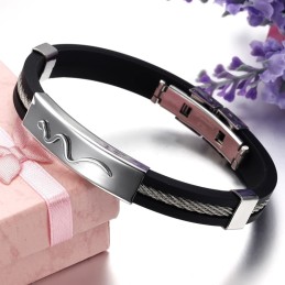 Pålidelig Omdømme Viper Titanium Læderarmbånd