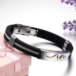 Pålidelig Omdømme Viper Titanium Læderarmbånd