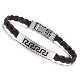 Kongen Af Kvantitet Titanium Læderarmbånd Til Kvinder