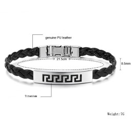 Kongen Af Kvantitet Titanium Læderarmbånd Til Kvinder
