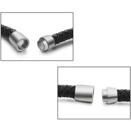 Stabil Kvalitets Titanium Læderarmbånd Til Kvinder
