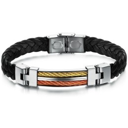 Kvalitets- Og Kvantitetssikret Armbånd I Titaniumlæder