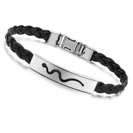 Pålidelig Omdømme Titanium Læderarmbånd Til Kvinder
