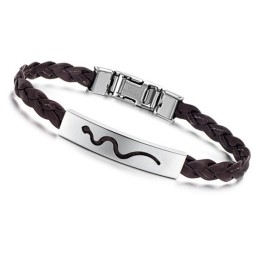 Pålidelig Omdømme Titanium Læderarmbånd Til Kvinder