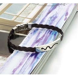 Pålidelig Omdømme Titanium Læderarmbånd Til Kvinder