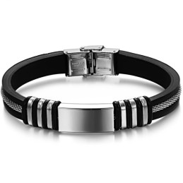 Bredt Udvalg Af Titanium Silikone Armbånd
