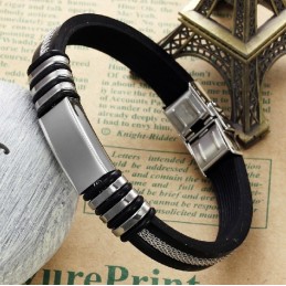 Bredt Udvalg Af Titanium Silikone Armbånd