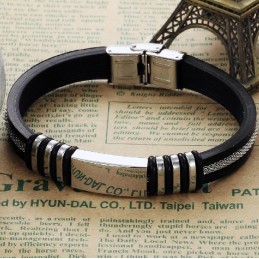 Bredt Udvalg Af Titanium Silikone Armbånd