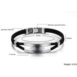 Titanium Silikone Armbånd Af Høj Kvalitet