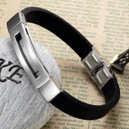 Fremragende Kvalitet Titanium Silikone Armbånd Til Mænd