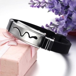 Bredt Udvalg Af Titanium Silikone Armbånd