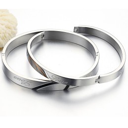 Pålidelig Kvalitets Sweetheart Titanium Armbånd Til Elskere