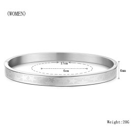 Nem At Bruge Stjerneformet Titanium Armbånd Til Elskere
