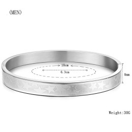 Nem At Bruge Stjerneformet Titanium Armbånd Til Elskere