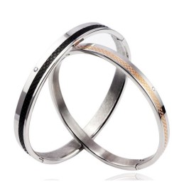 Holdbar Titanium Armbånd Til Elskere