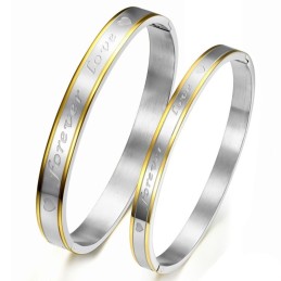 Stabil Kvalitet For Evigt Kærlighed Titanium Armbånd Til Elskere