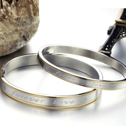 Stabil Kvalitet For Evigt Kærlighed Titanium Armbånd Til Elskere