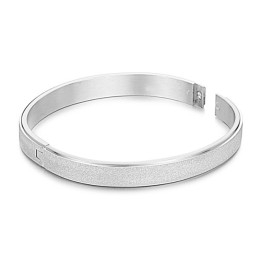 Stabil Kvalitetsskrub Titanium Armbånd Til Elskere