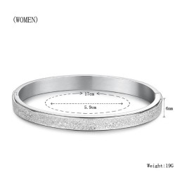 Stabil Kvalitetsskrub Titanium Armbånd Til Elskere