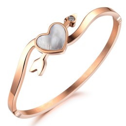Høj Kvalitet Kvindelig Kæreste Titanium Armbånd