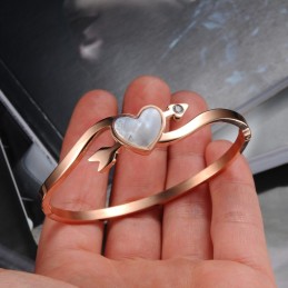 Høj Kvalitet Kvindelig Kæreste Titanium Armbånd