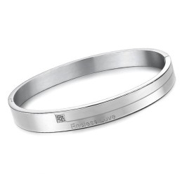 Fremragende Kvalitets Præcis Titanium Armbånd Til Elskere Med Rhinsten
