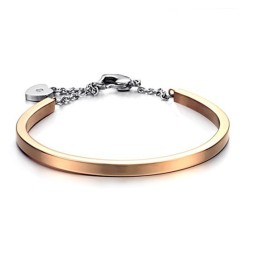 Pålidelig Kvalitets Titanium Armbånd Med Lås Til Kvinder