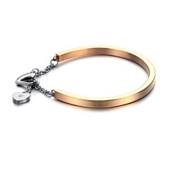 Pålidelig Kvalitets Titanium Armbånd Med Lås Til Kvinder
