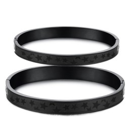 Dronningen Af Kvalitetsstjerner Titanium Armbånd Til Elskere