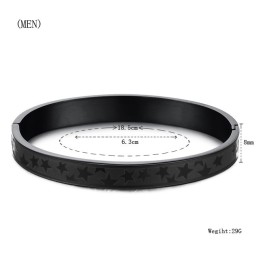 Dronningen Af Kvalitetsstjerner Titanium Armbånd Til Elskere