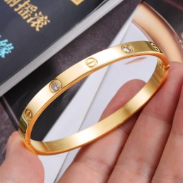 Stabil Kvalitet Titanium Armbånd Til Kvinder Med Diamanter