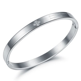 For At Vinde Varm Ros Fra Kunderne Kvindelig Titanium Armbånd
