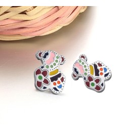 Stabile Titaniumøreringe Af Høj Kvalitet Til Kvinder Med Bjørneform