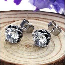 Unisex Titanium Øreringe I Stort Udvalg