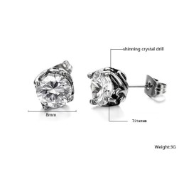 Komplet I Specifikationer Unisex Titanium Øreringe
