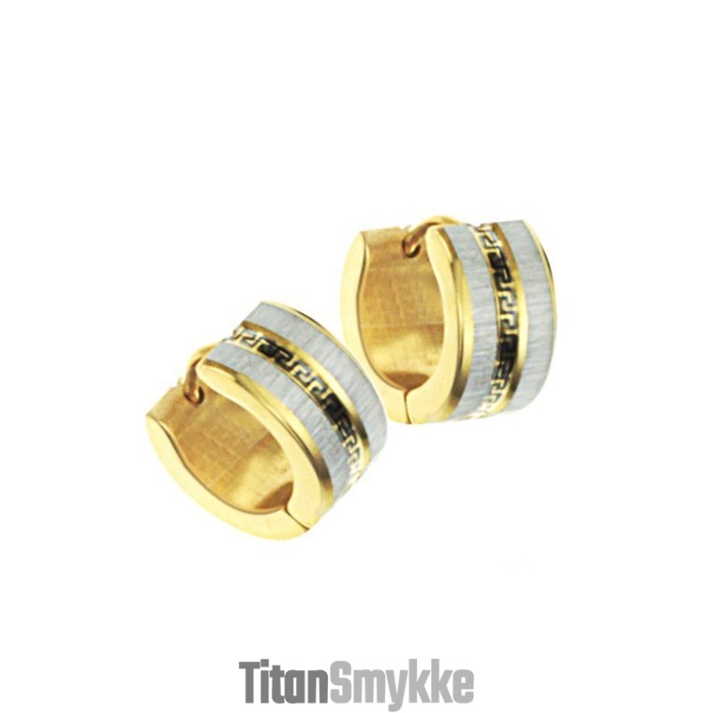 Nem At Bruge Titaniumøreringe Til Kvinder Med Vægmønster