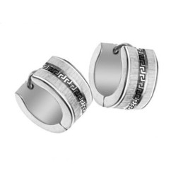 Nem At Bruge Titaniumøreringe Til Kvinder Med Vægmønster