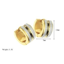 Nem At Bruge Titaniumøreringe Til Kvinder Med Vægmønster