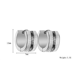 Nem At Bruge Titaniumøreringe Til Kvinder Med Vægmønster