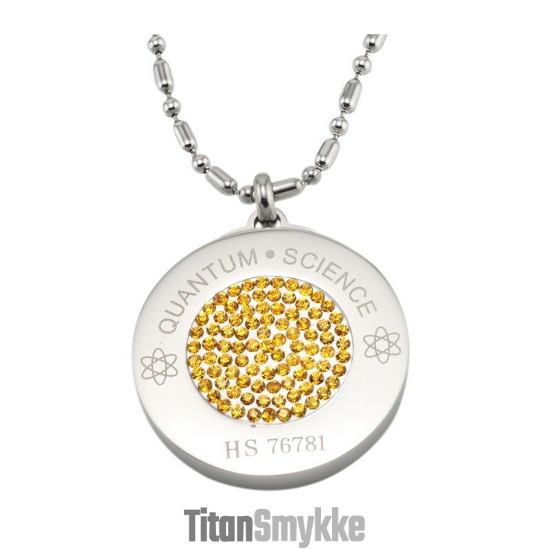 Pålidelig Omdømmesundhed Titanium Pelelith Halskæde Med Diamant Pålidelig Omdømmesundhed Titanium Pelelith Halskæde Med Diamant